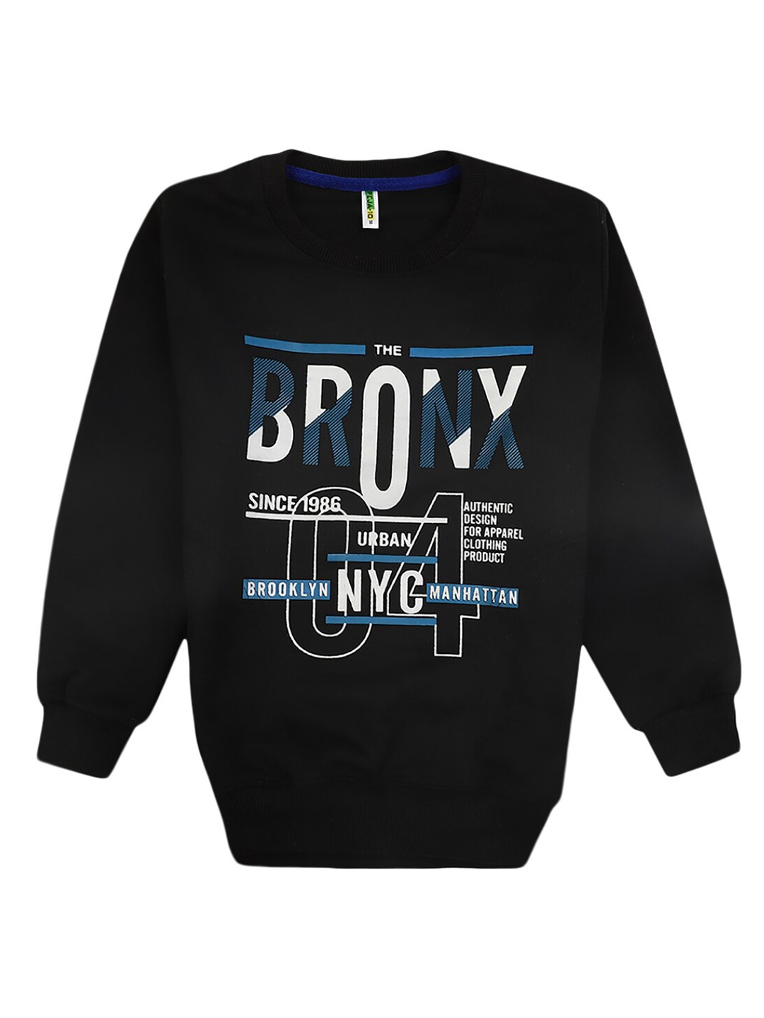 

V-Mart Boys Black Typography Printed T-shirt