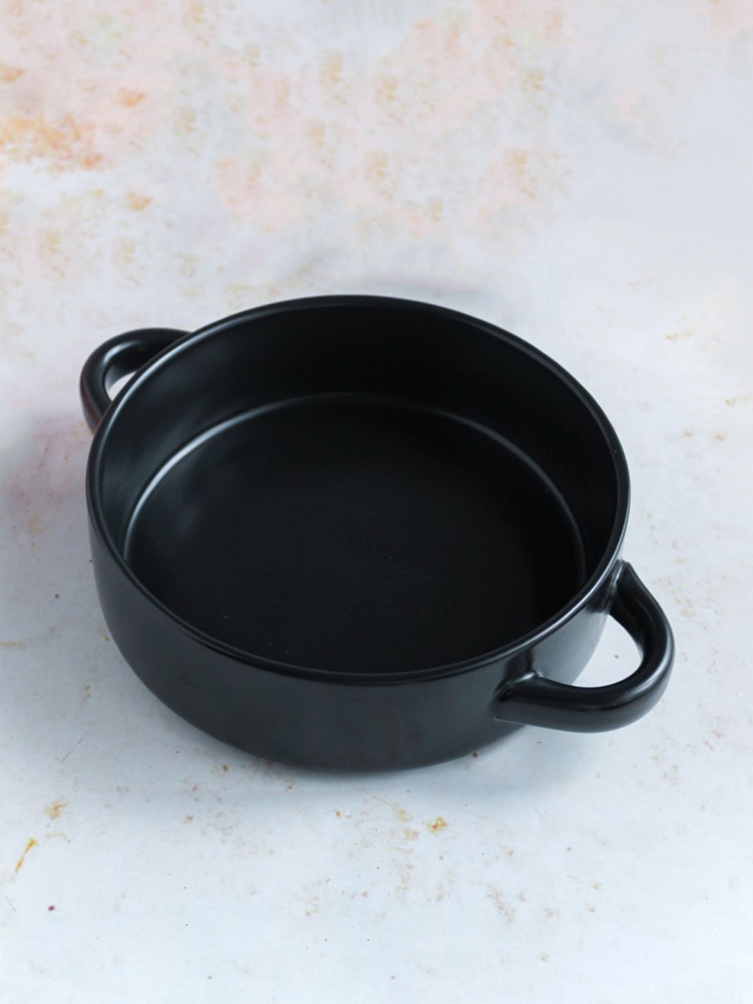 

Nestasia Black Solid Micro Oven Baking Bowl