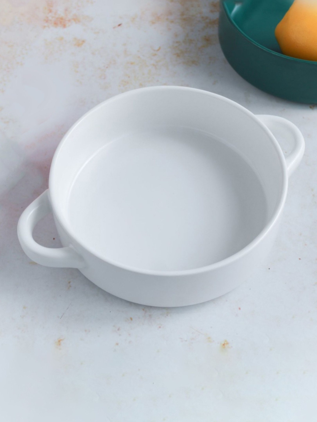 

Nestasia White Solid Ceramic Micro Oven Bakeware
