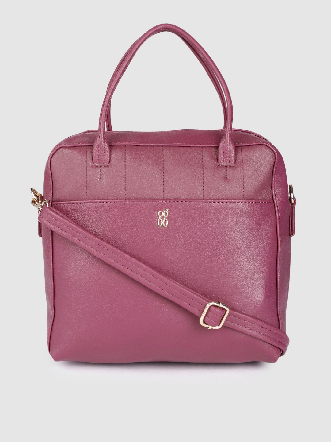 

Baggit Pink Solid Handheld Bag