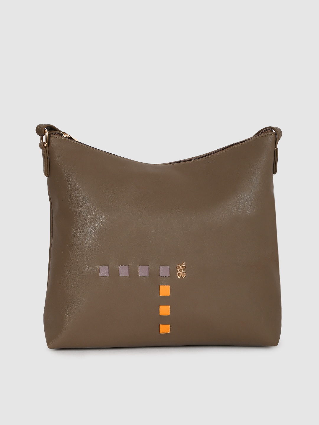 

Baggit Green Solid Sling Bag