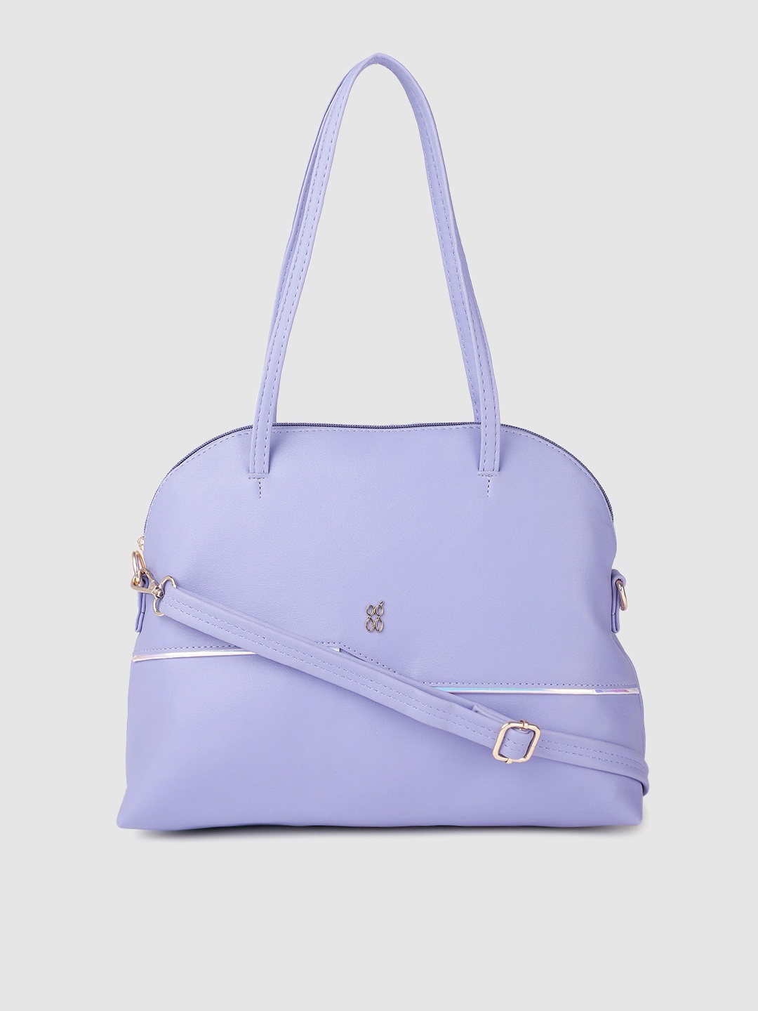 

Baggit Purple Structured Handheld Bag