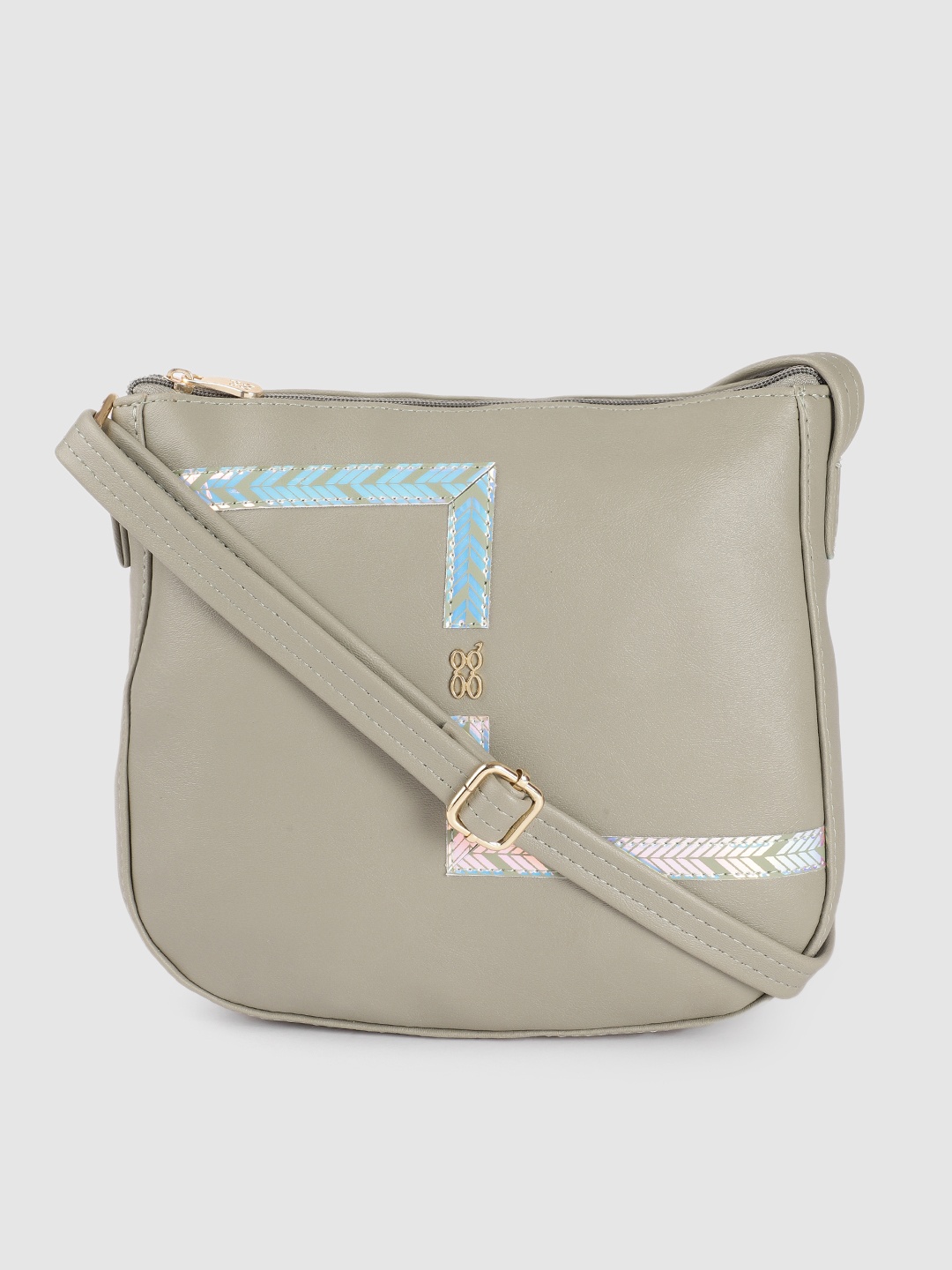 

Baggit Green Solid Sling Bag