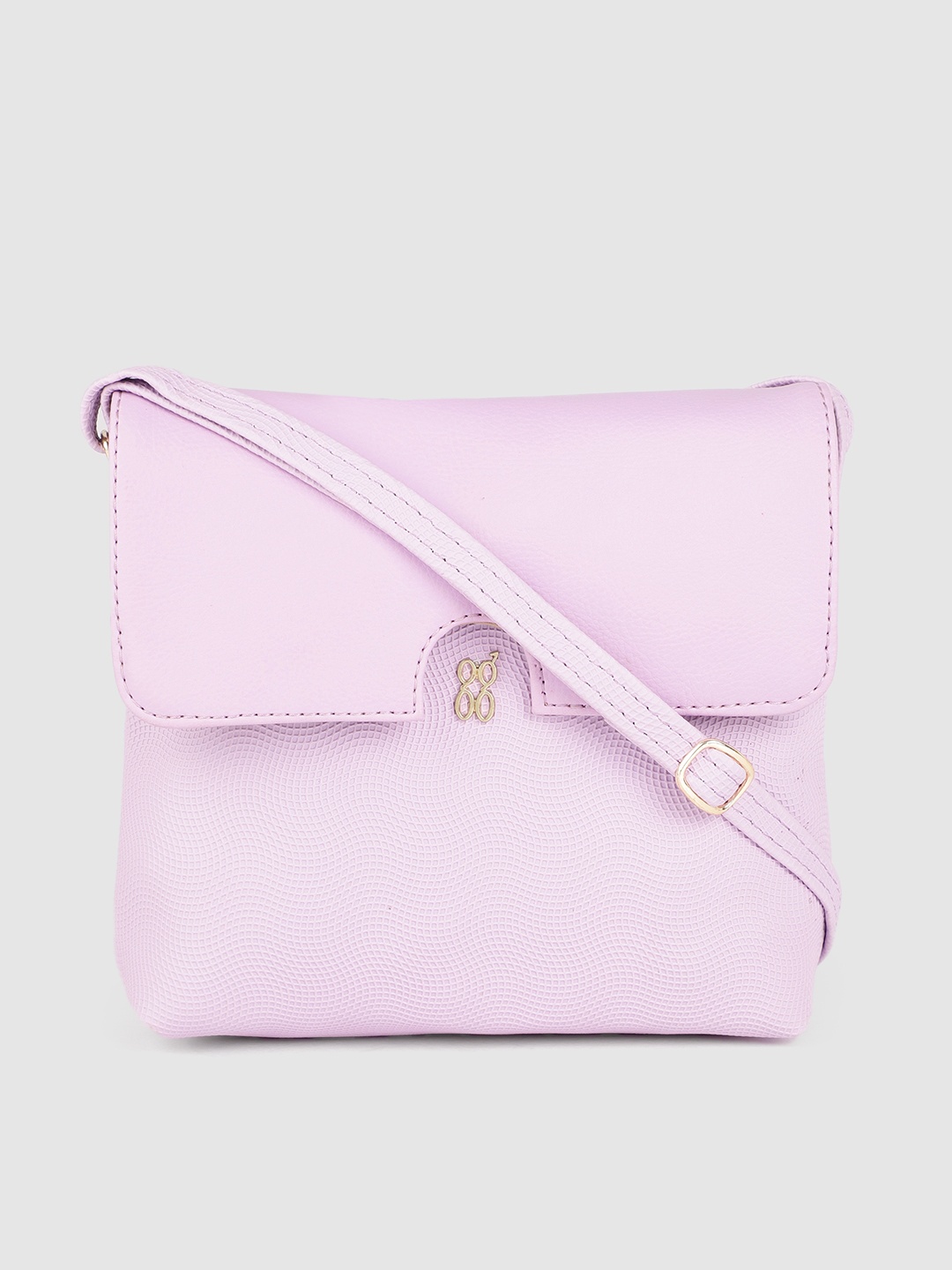 

Baggit Violet Textured Sling Bag
