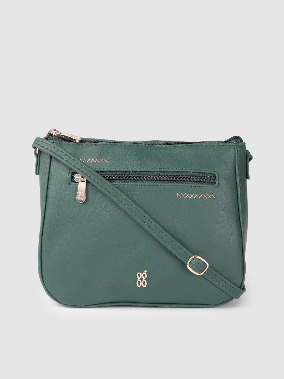 

Baggit Green Solid Sling Bag