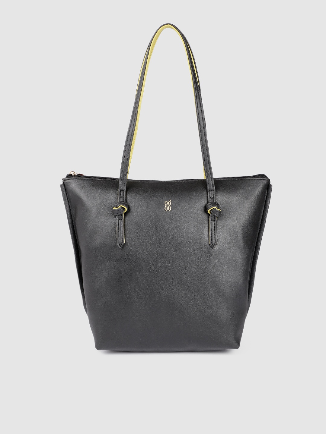 

Baggit Black Solid Structured Shoulder Bag