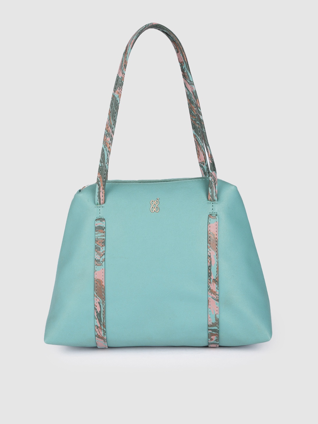 

Baggit Blue Solid Handheld Bag