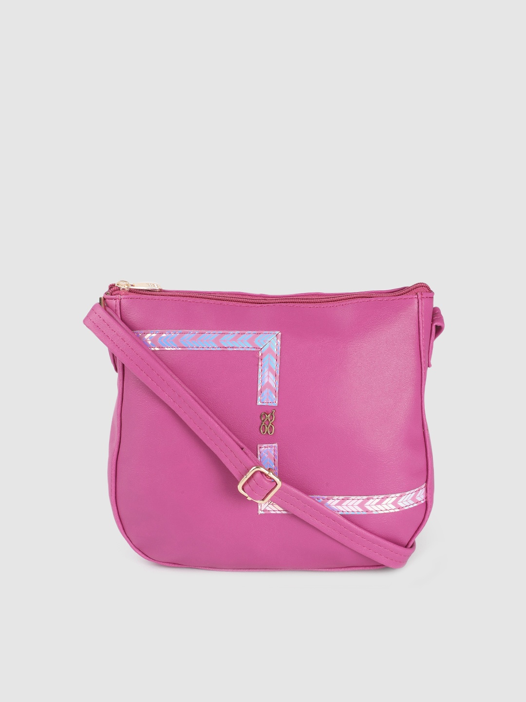 

Baggit Pink Solid Sling Bag