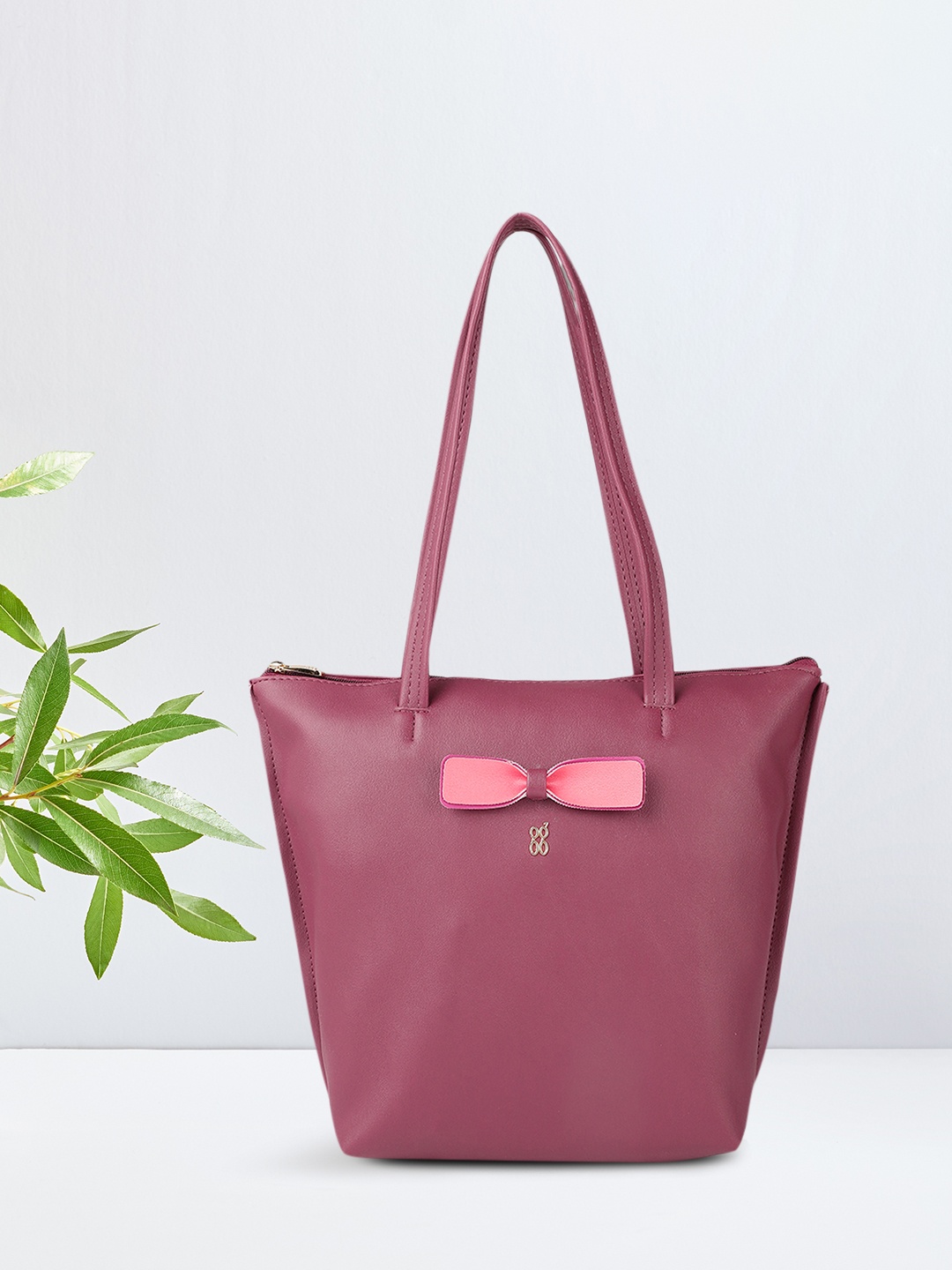 

Baggit Purple Structured Shoulder Bag