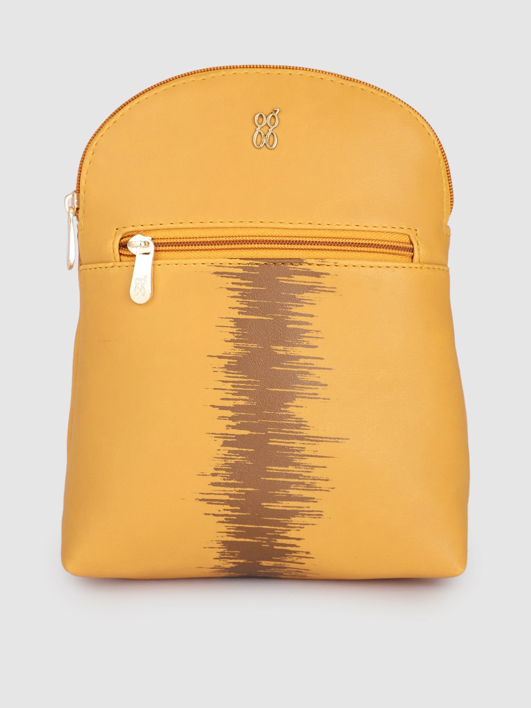 

Baggit Yellow Half Moon Sling Bag