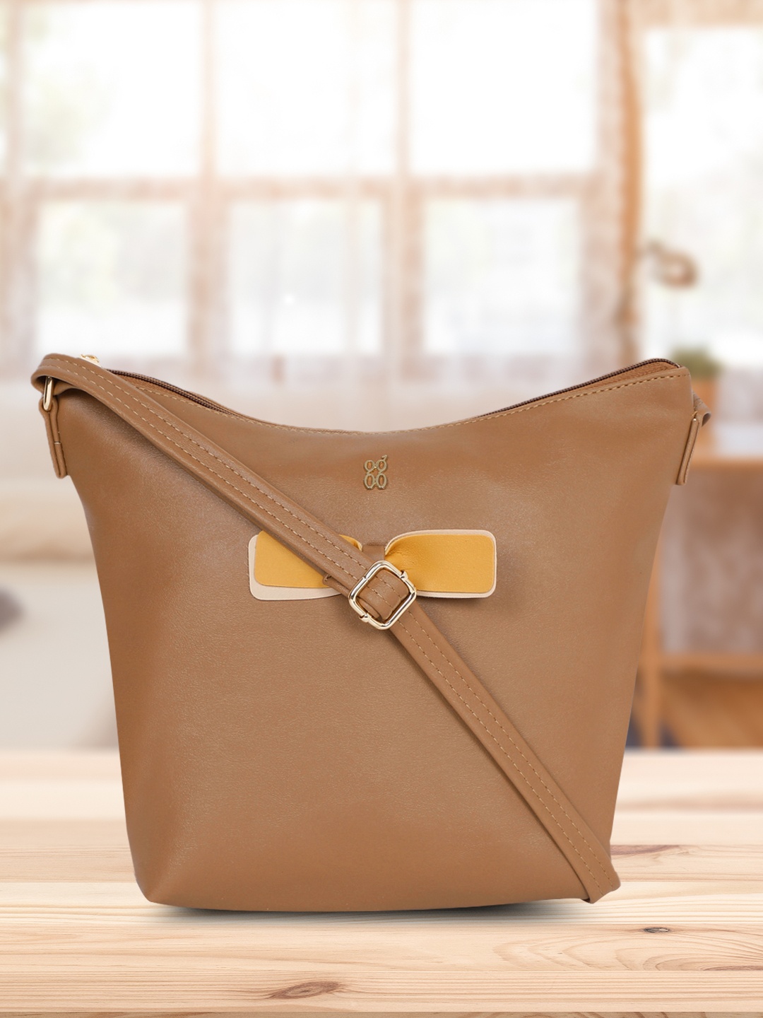 

Baggit Women Tan Brown Structured Sling Bag