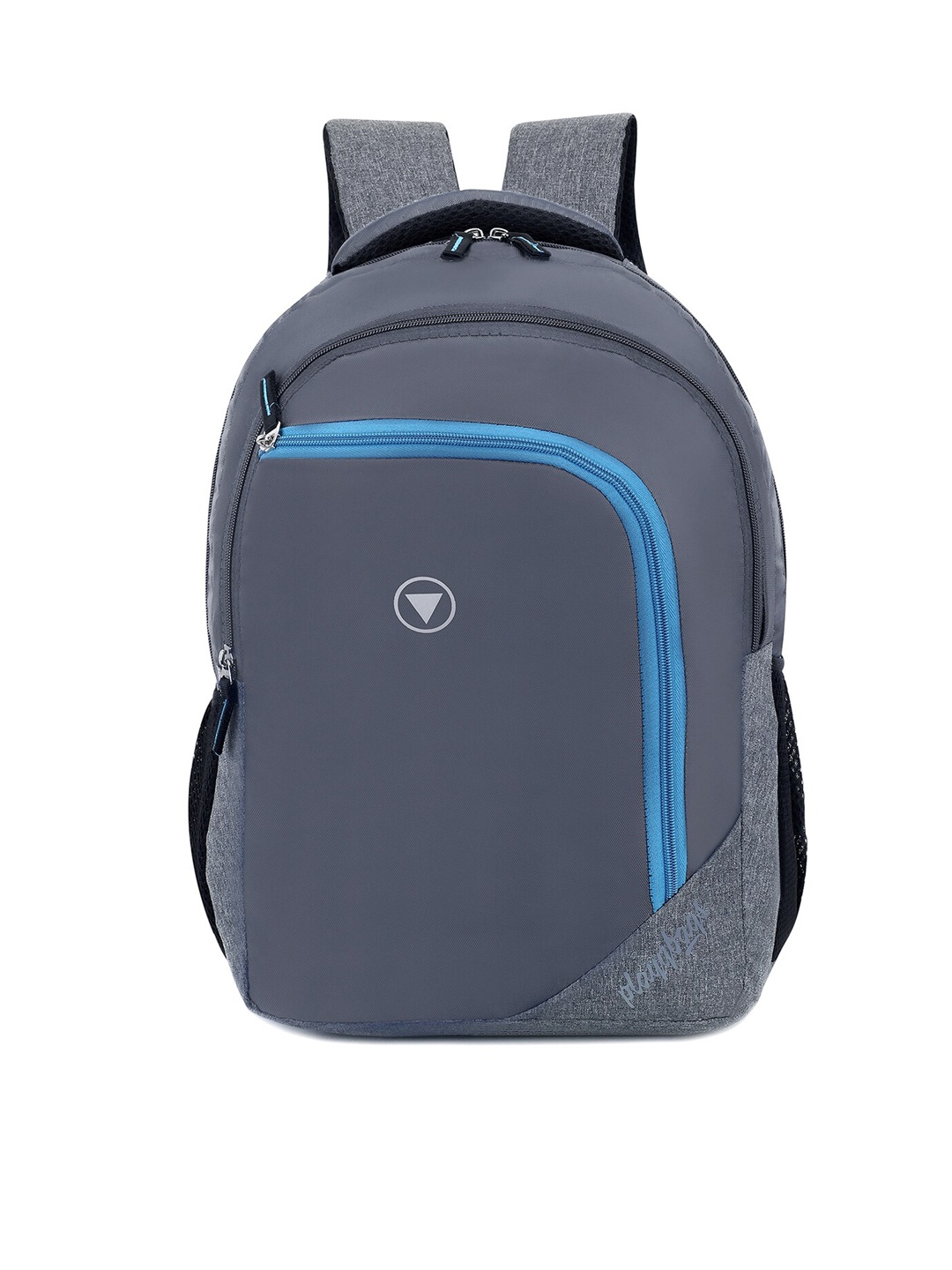 

PLAYYBAGS Unisex Grey & Blue Laptop Backpack