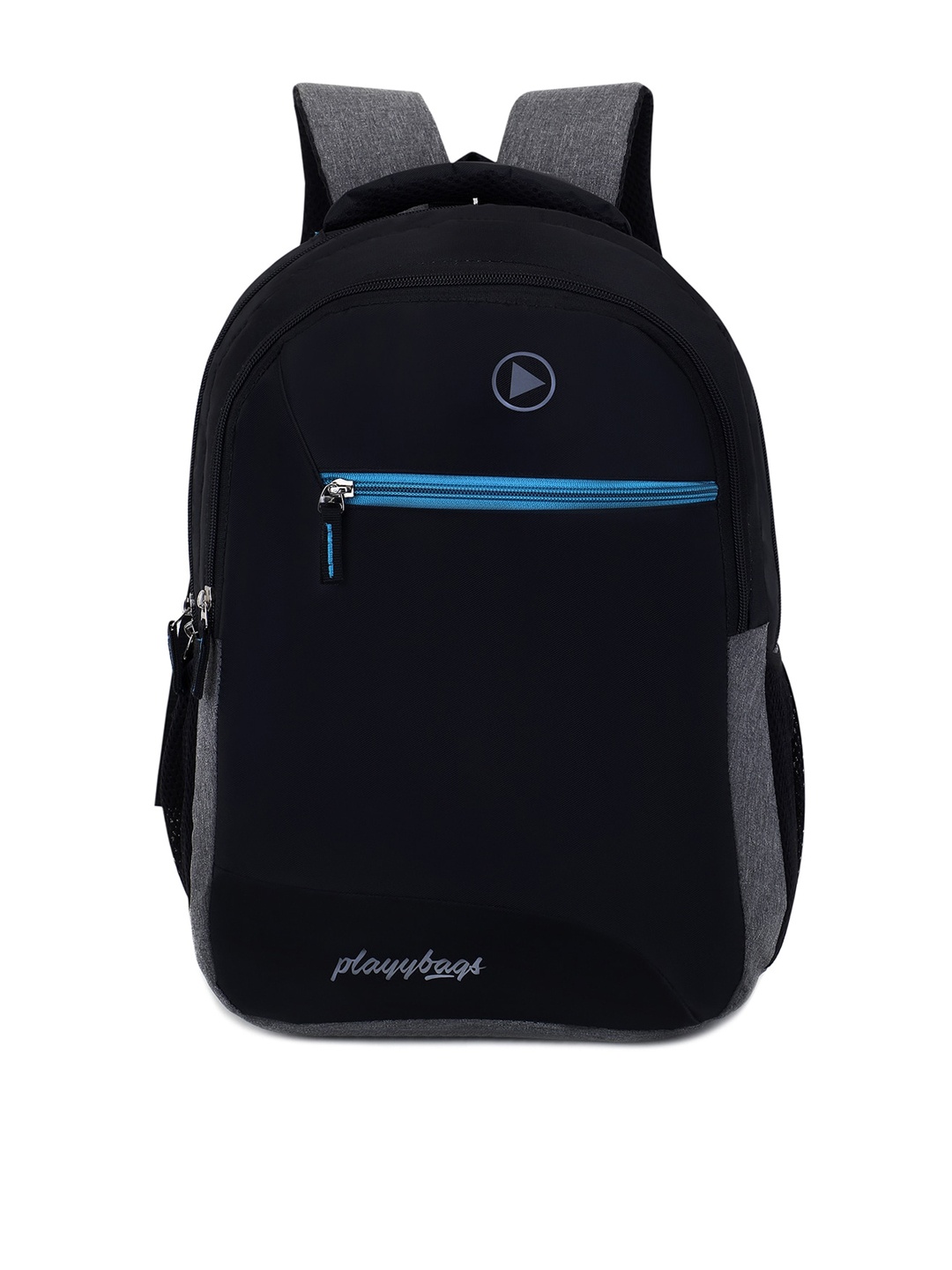 

PLAYYBAGS Unisex Black & Blue Laptop Backpack