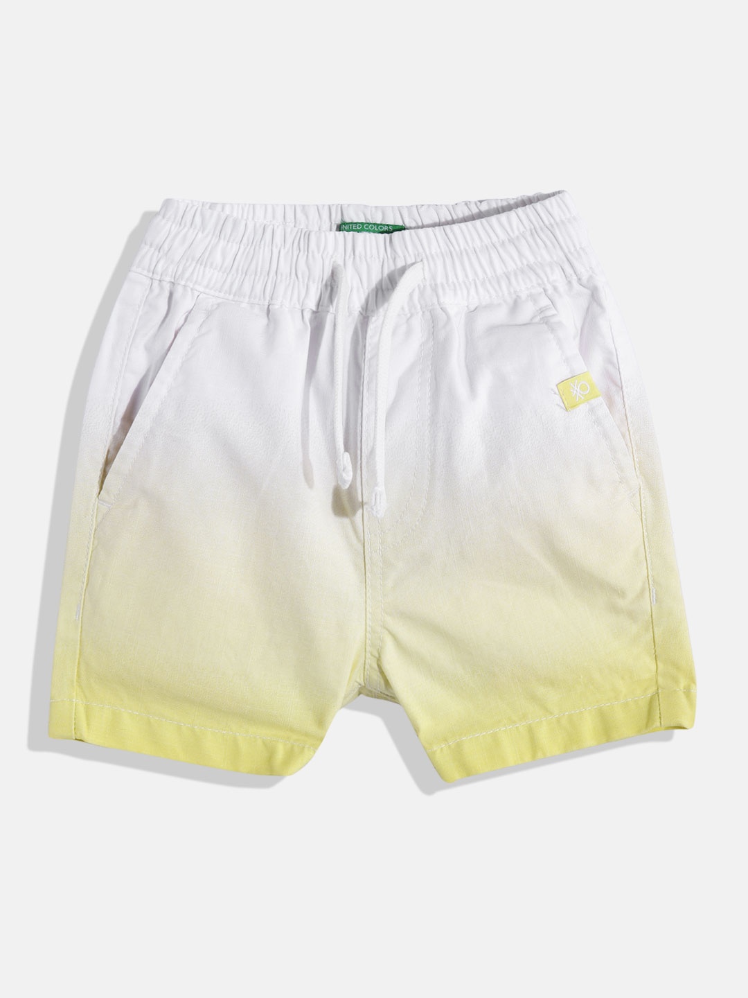

United Colors of Benetton Boys Ombre Print Shorts, Yellow