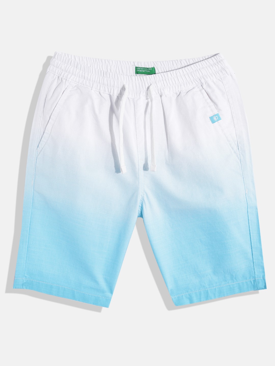 

United Colors of Benetton Boys Ombre Printed Shorts, Blue