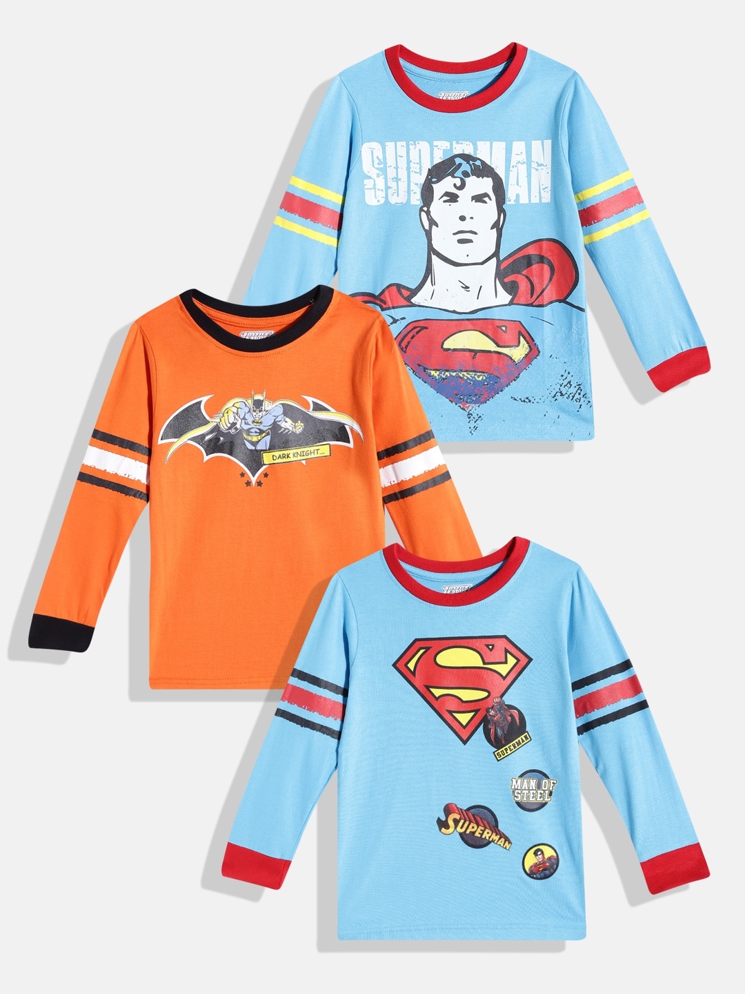 

GAME BEGINS Boys Pack of 3 Pure Cotton Assorted Printed T-shirts