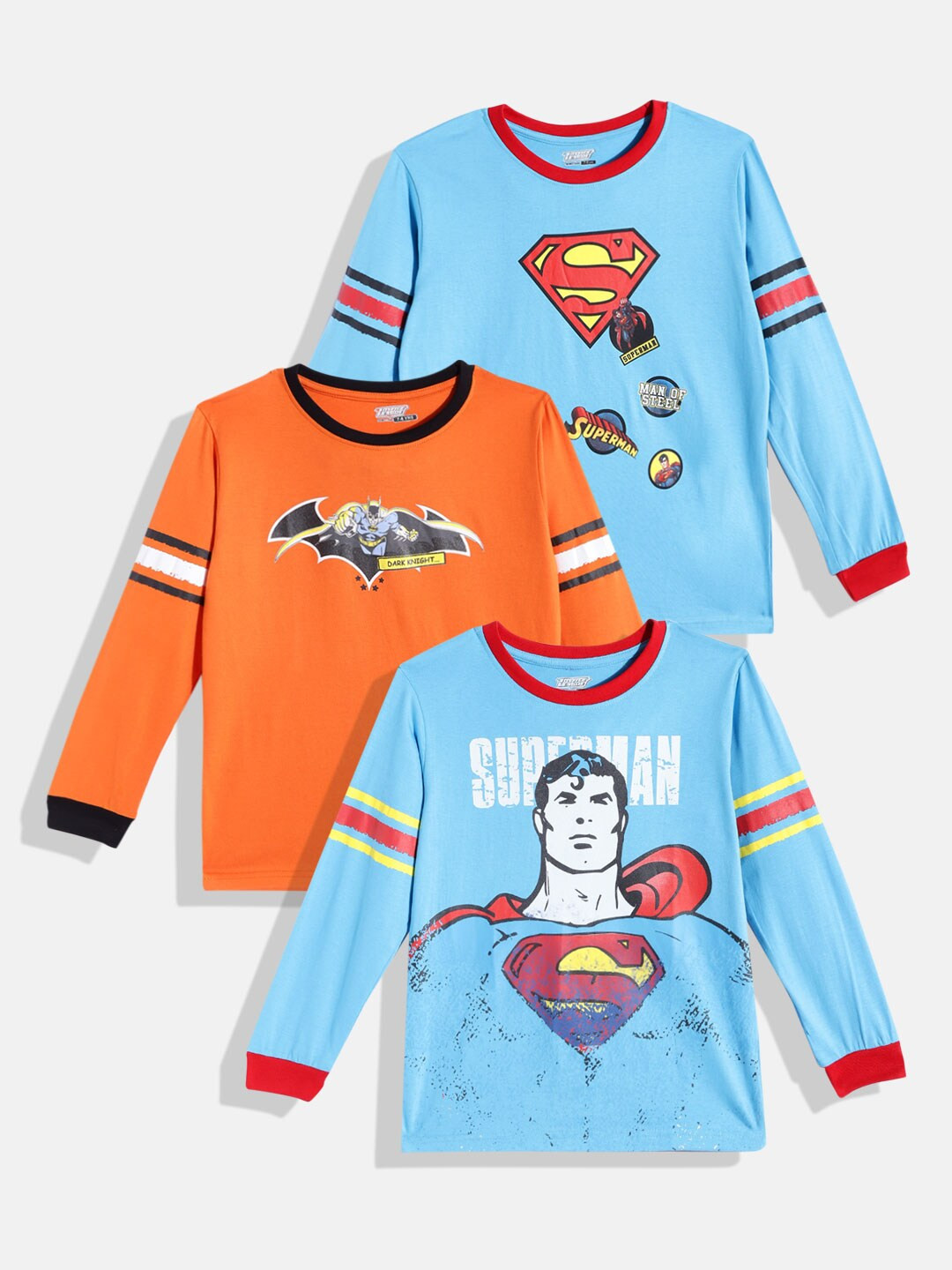 

GAME BEGINS Boys Pack of 3 Pure Cotton Assorted Printed T-shirts