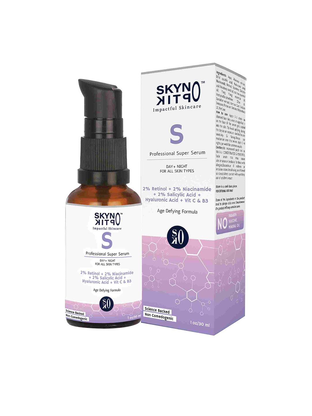 

Skynoptik Professional Super Face Serum 30ml, Purple