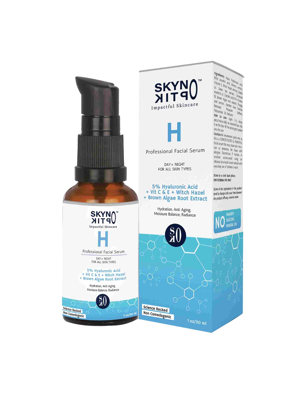 

Skynoptik kynOptik 5% Hyaluronic Acid Serum 30 ml, Blue
