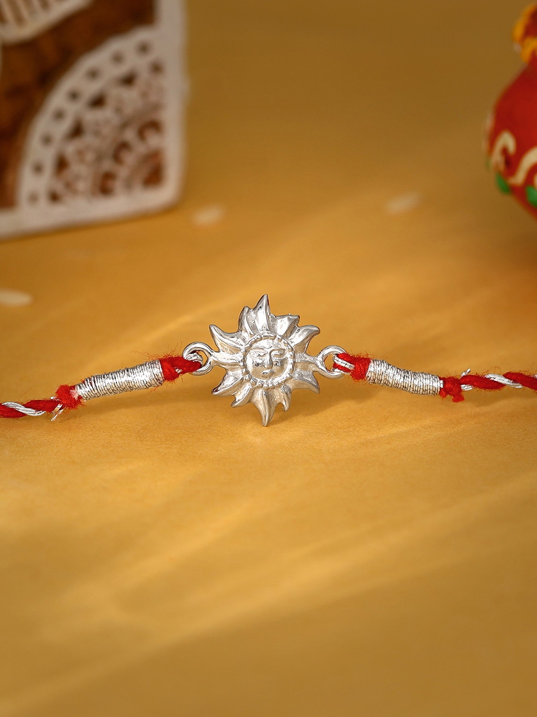 

GIVA 925 Sterling Silver Surya Rakhi