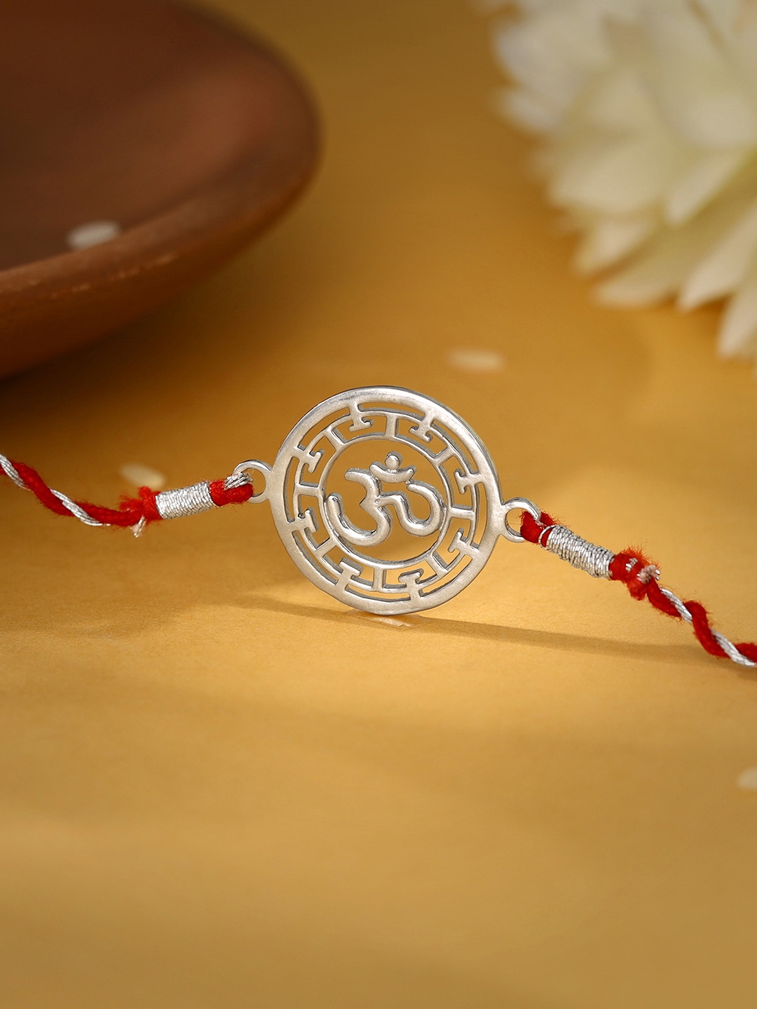 

GIVA Men Silver Charm Rakhi