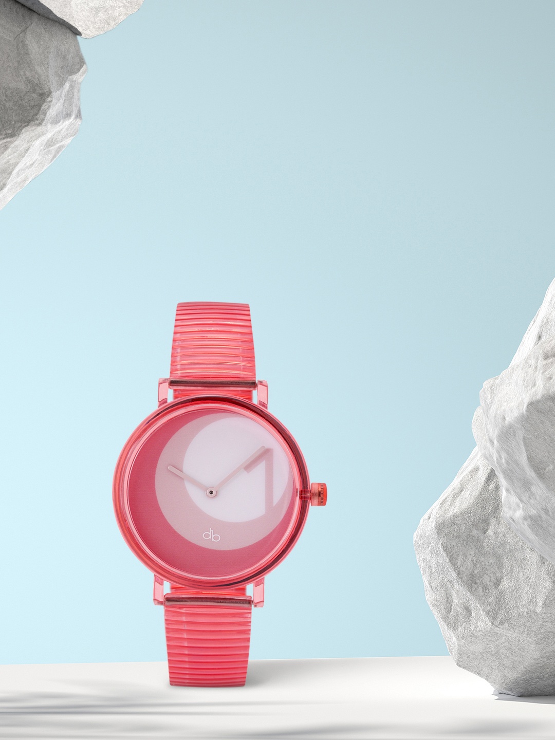 

DressBerry Women Printed Dial & Textured Straps Analogue Watch MFB-PN-PF-DK2960A, Pink
