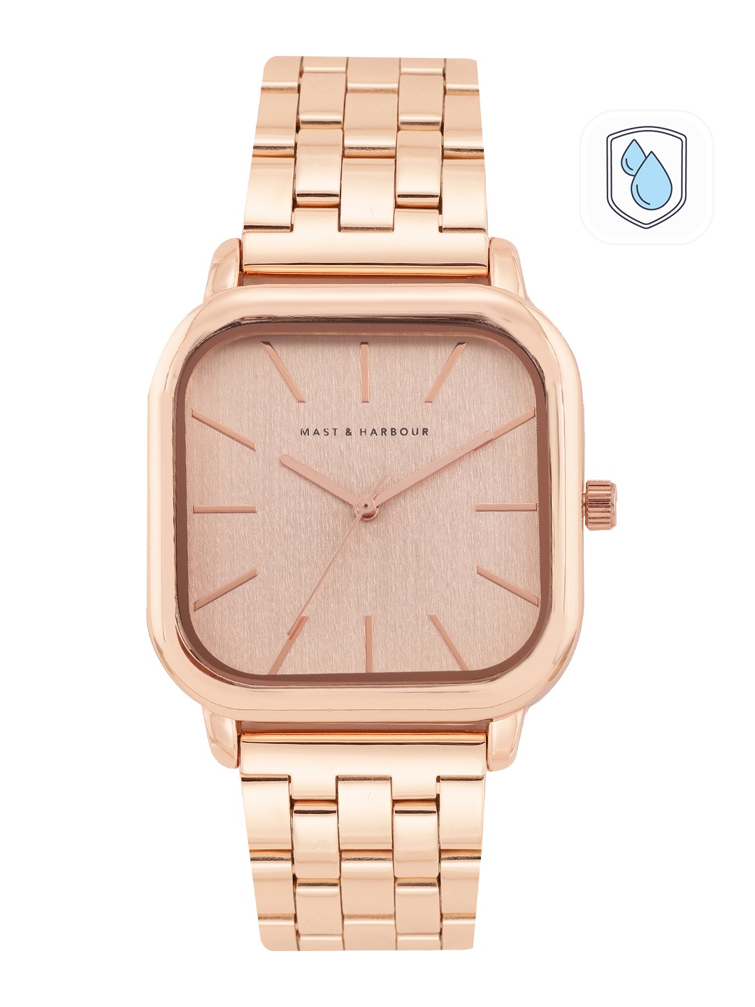 

Mast & Harbour Unisex Analogue Watch MFB-PN-SNT-K05, Gold