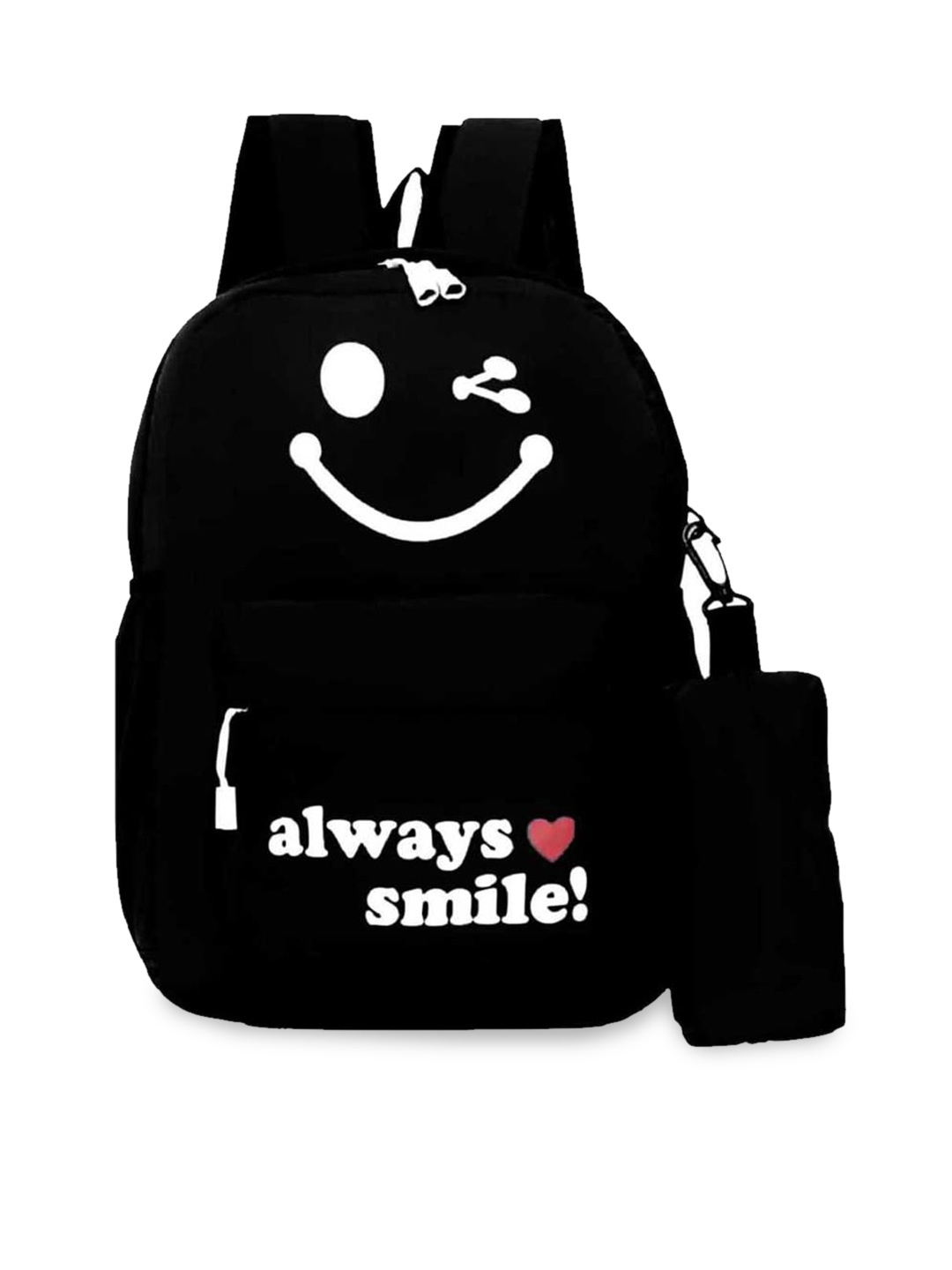 

PLAYYBAGS Unisex Black & White Backpack