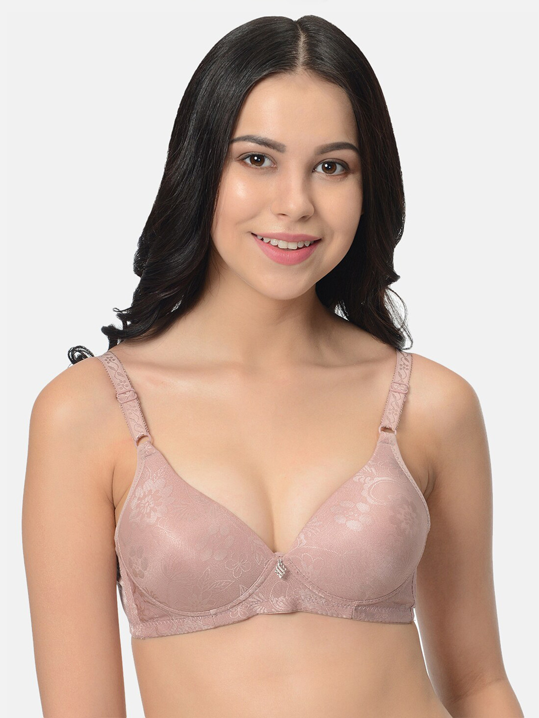 

mod & shy Women Pink Underwired Heavily Padded T-Shirt Bra