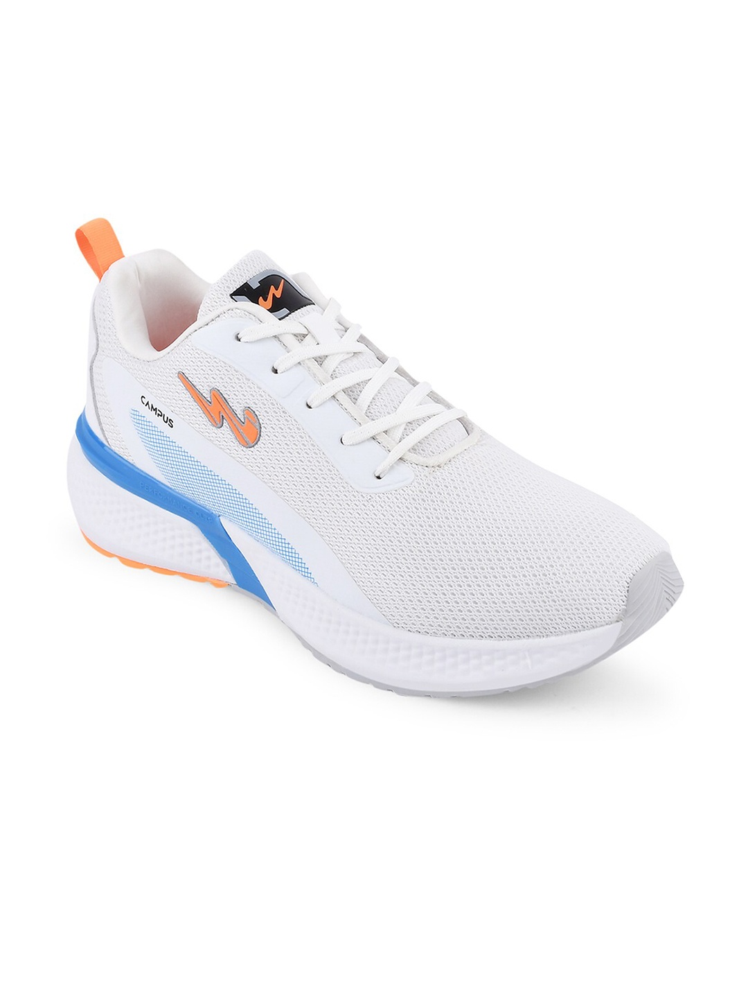 

Campus Men White Mesh Running Non-Marking Shoes