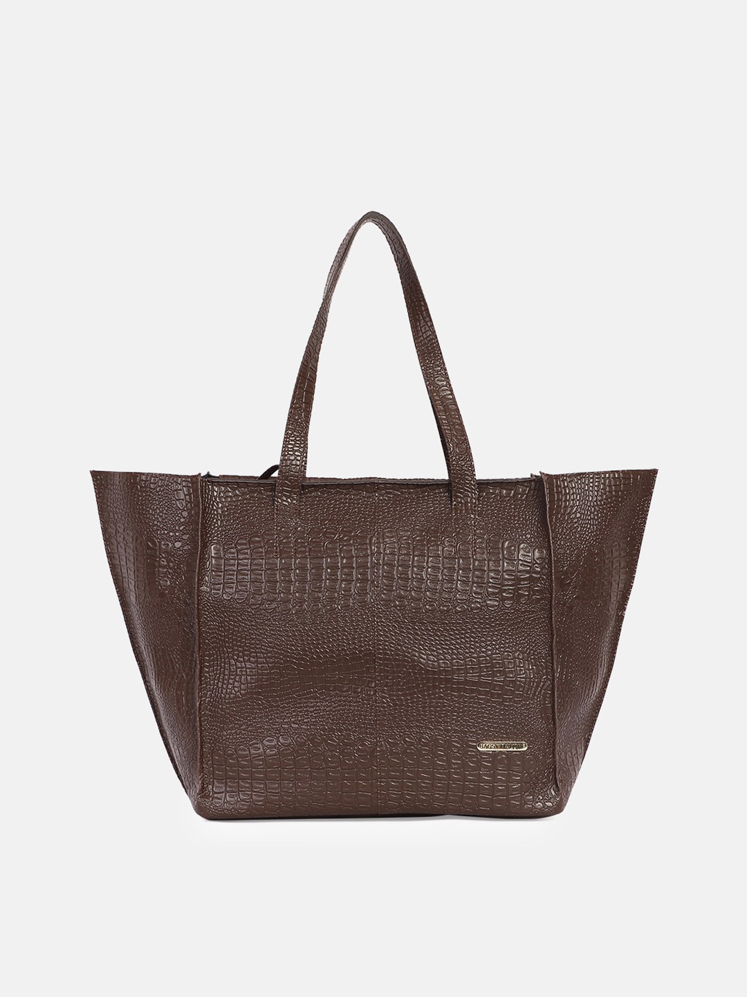 

Bagsy Malone Brown Textured PU Oversized Shopper Tote Bag