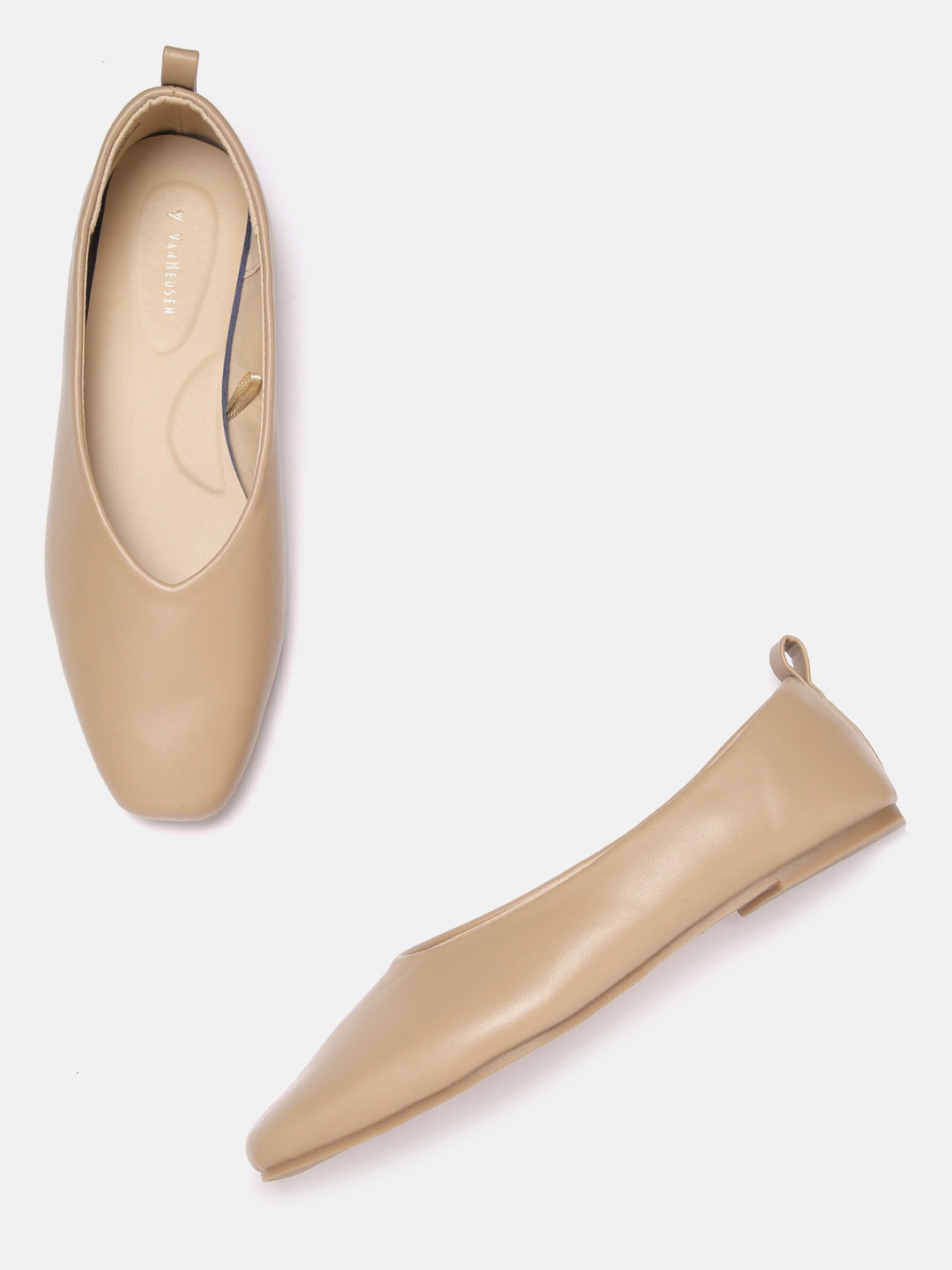 

Van Heusen Woman Beige Solid Ballerinas