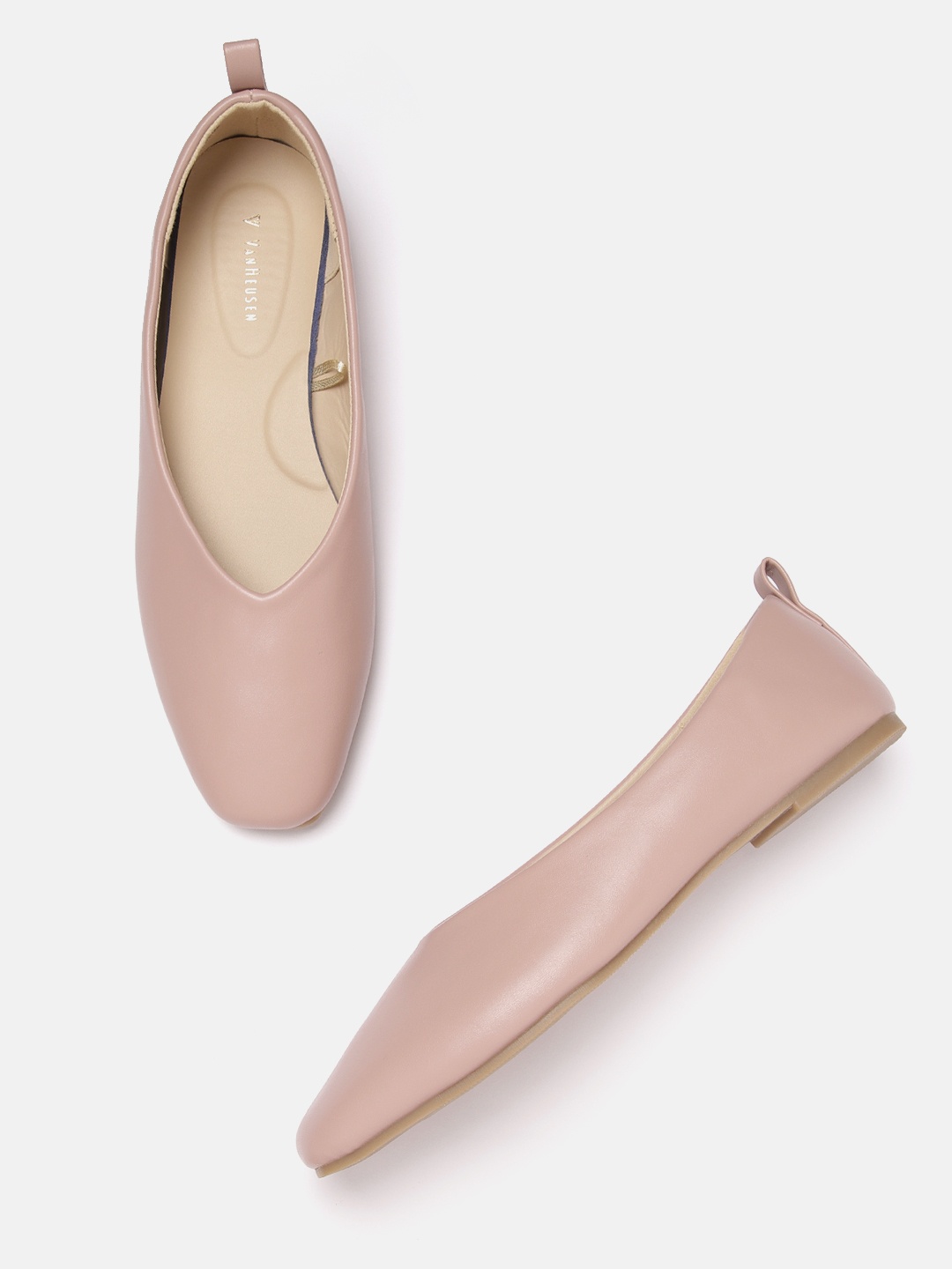 

Van Heusen Woman Pink Solid Ballerinas
