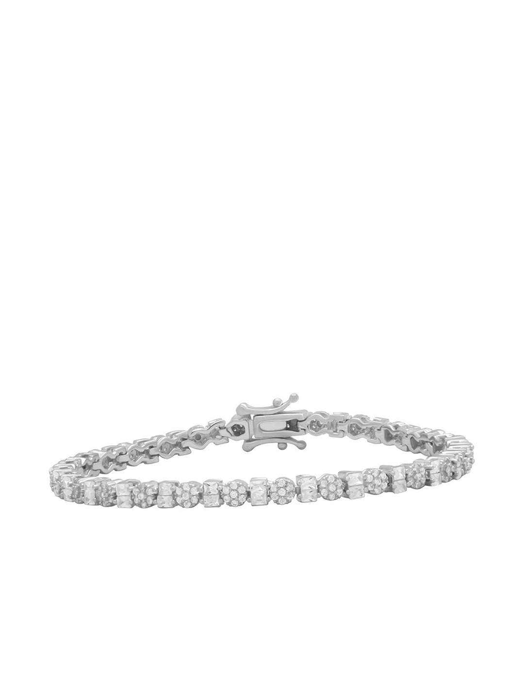 

ANAYRA Women 925 Sterling Silver Sparkling Bracelet - IBR000018-N