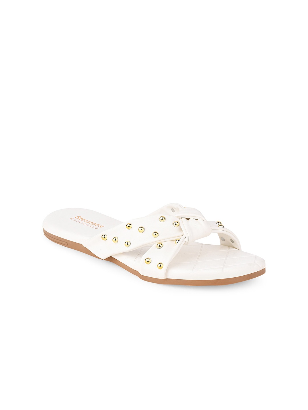 

Stelatoes Women White Embellished Flats
