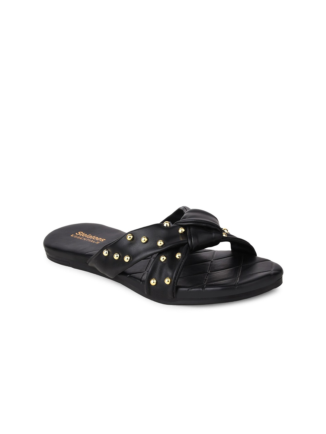 

Stelatoes Women Black Embellished Flats