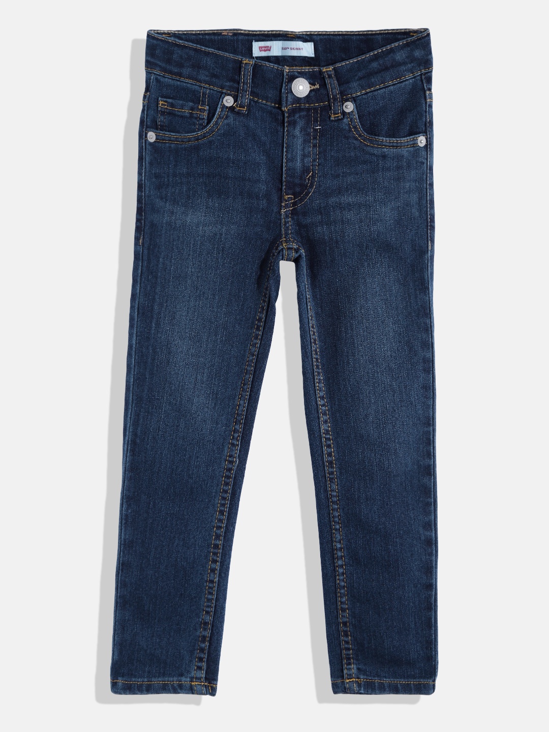 

Levis Boys Navy Blue Skinny Fit Light Fade Stretchable Jeans