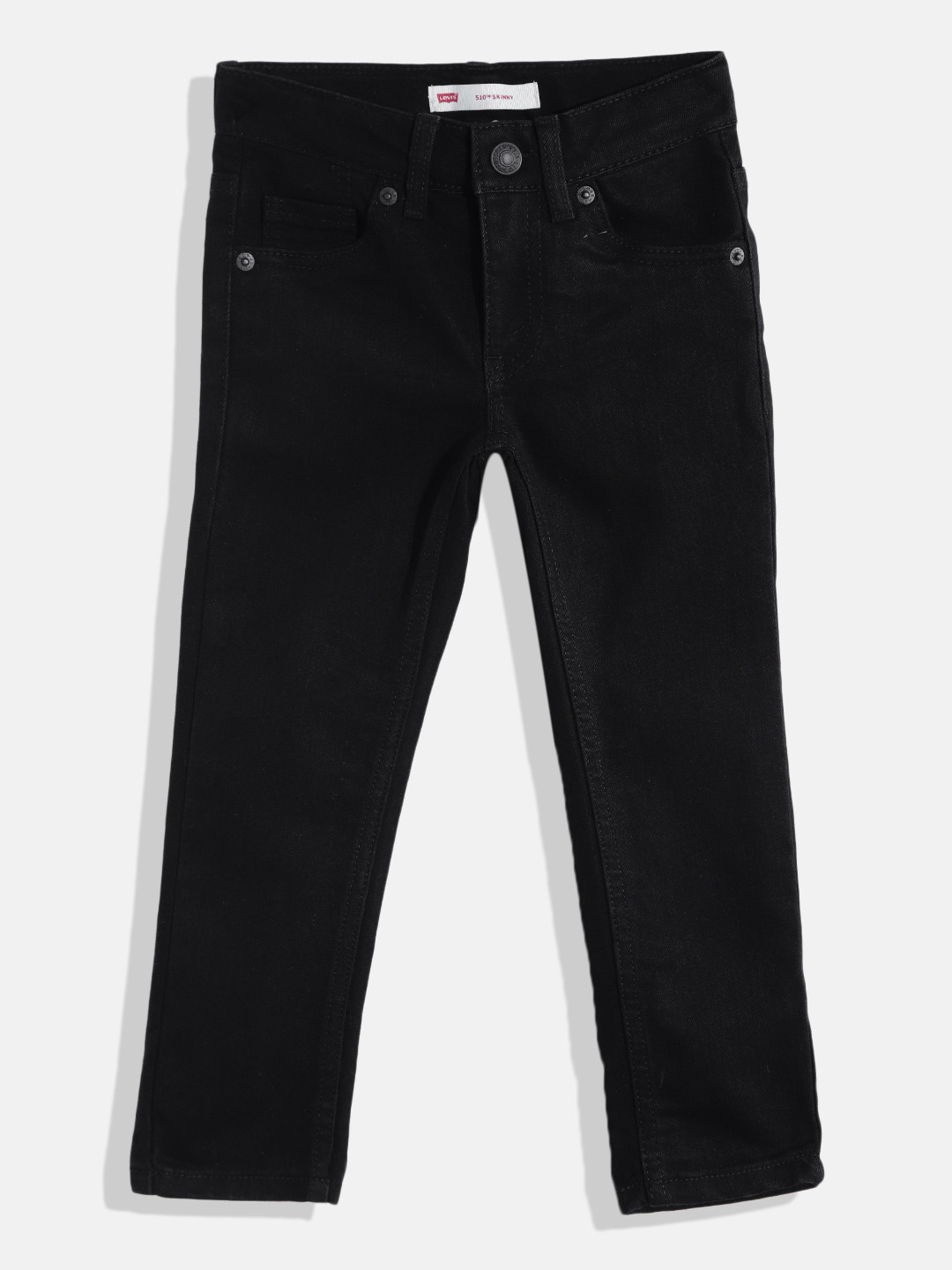 

Levis Boys Black Skinny Fit Light Fade Stretchable Jeans