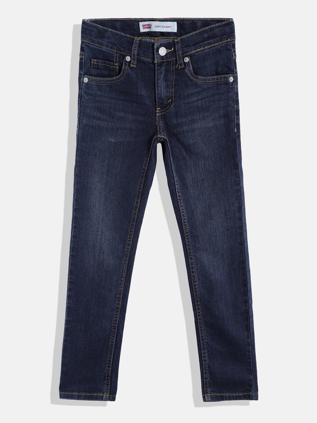 

Levis Boys Navy Blue Skinny Fit Light Fade Stretchable Jeans