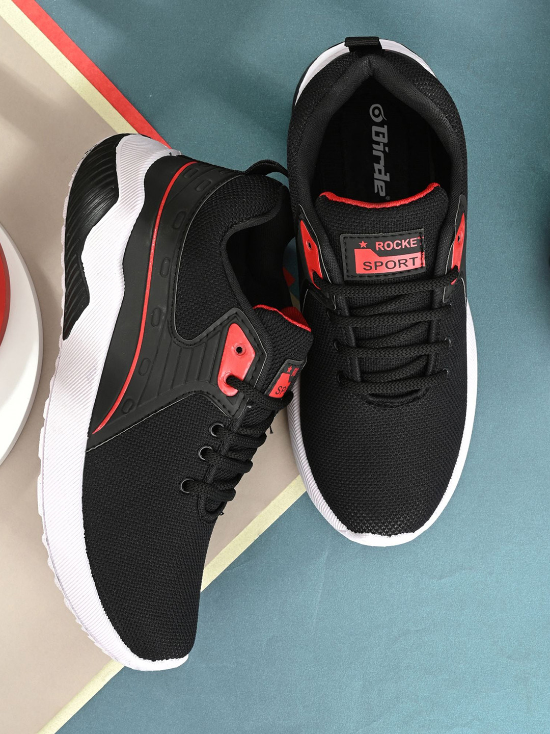 

BIRDE Men Black Sneakers