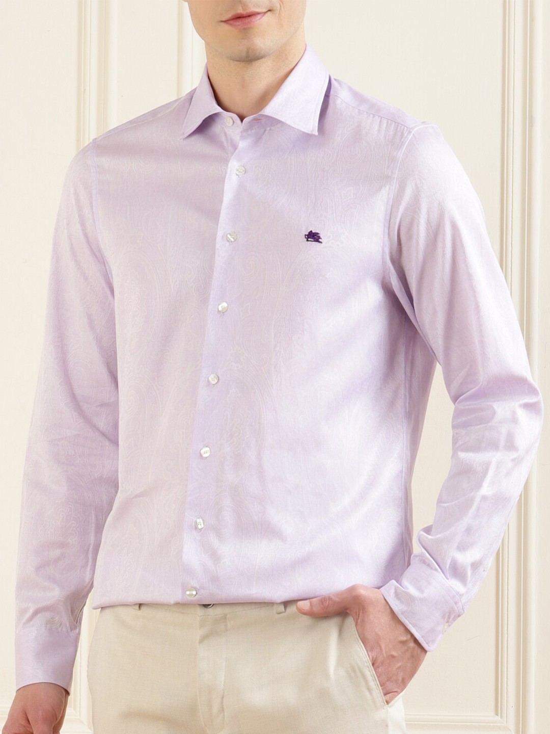 

ETRO Men Blue Casual Shirt