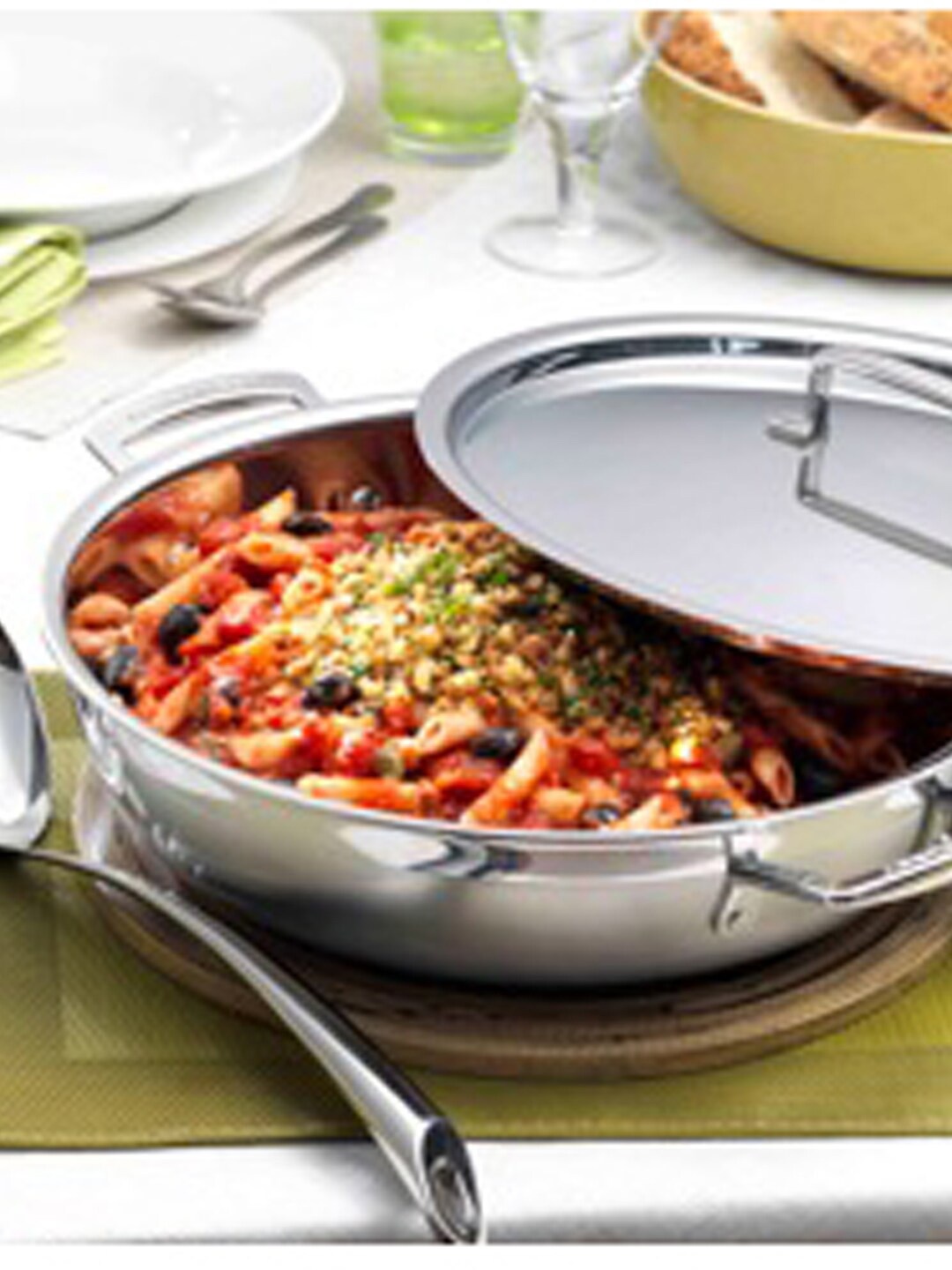 

LE CREUSET Steel Toned Induction Base Stainless steel Cook and Serving Casserole