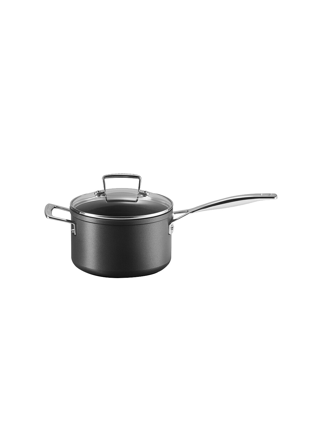 

LE CREUSET Black Induction Base Stainless Steel Saucepan