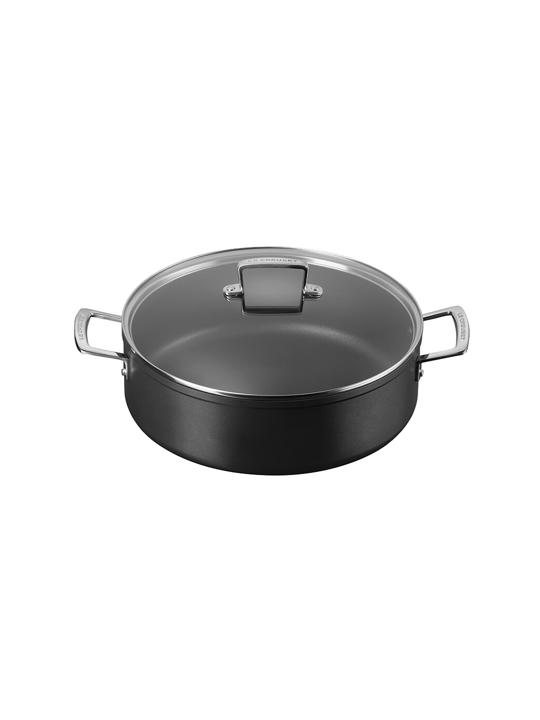 

LE CREUSET Black Induction Base Stainless Steel Saute Pan