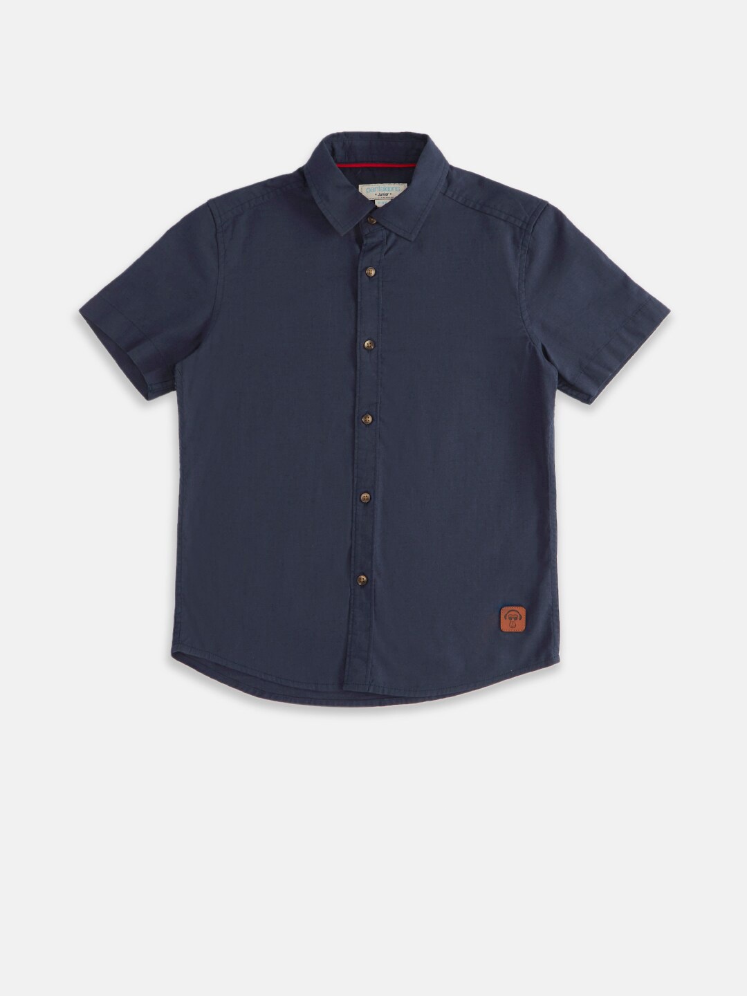 

Pantaloons Junior Boys Navy Blue Casual Shirt