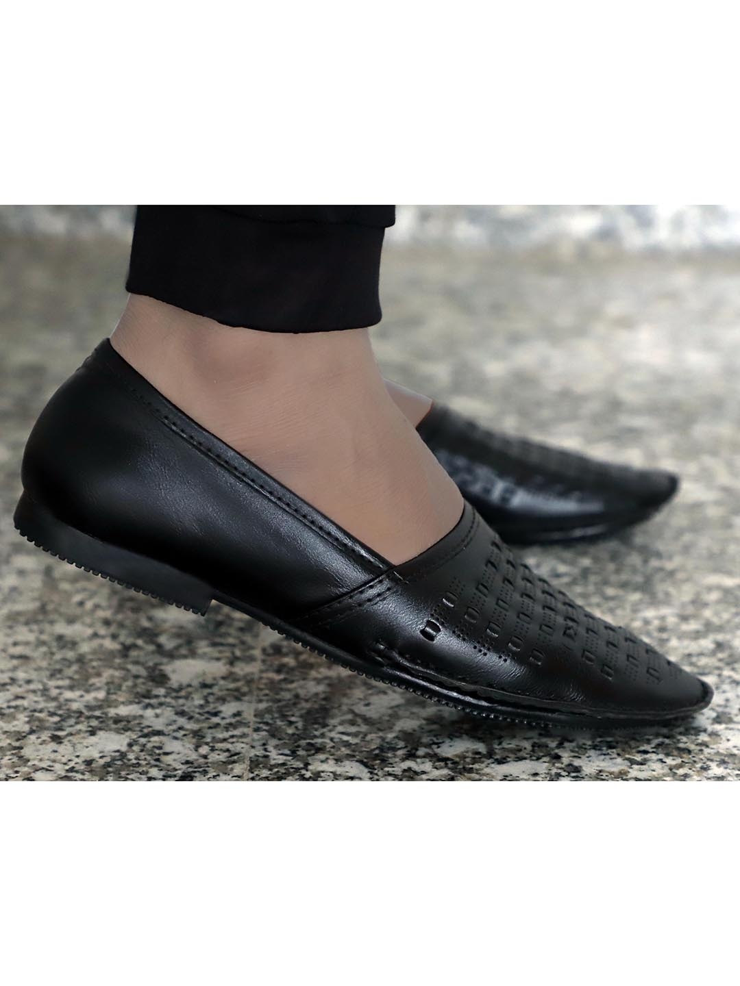 

aadi Men Black Textured Fashion