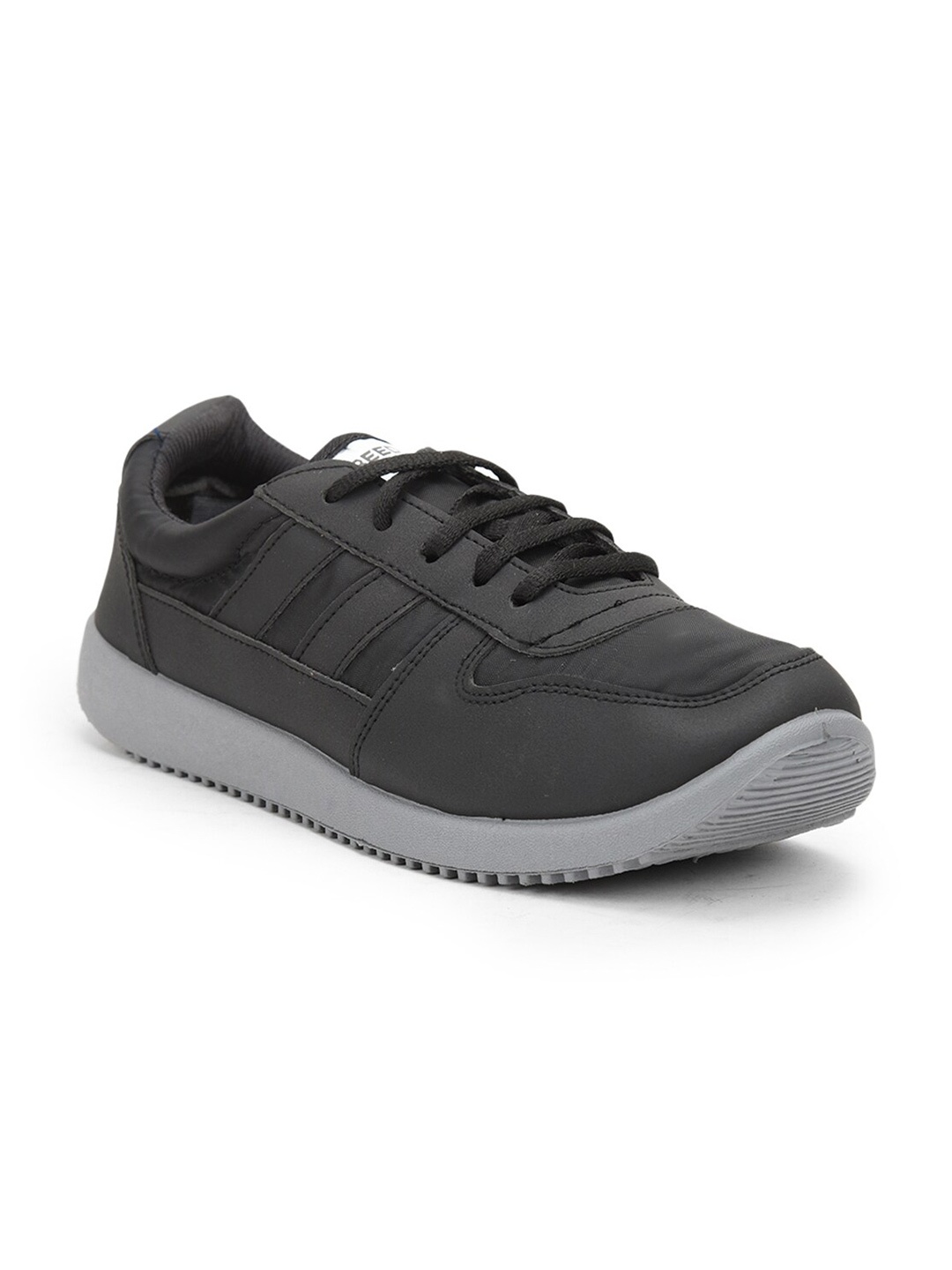 

Liberty Men Black Mesh Running Non-Marking Shoes