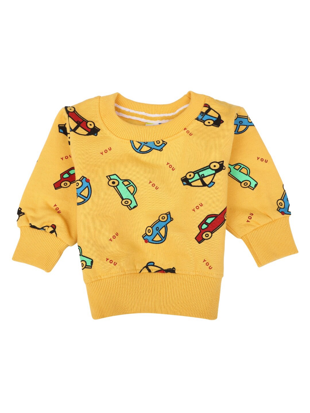 

V-Mart Kids Yellow Regular Fit Printed T-shirt