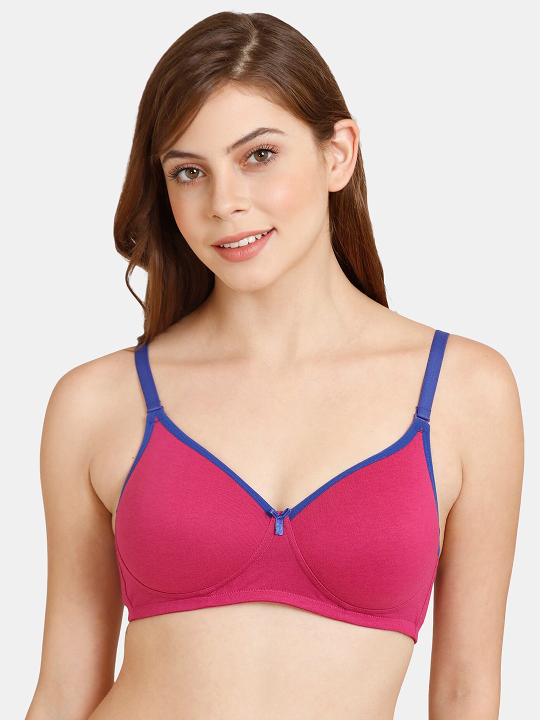 

Rosaline by Zivame Pink Lightly Padded All-day Comfort Bra