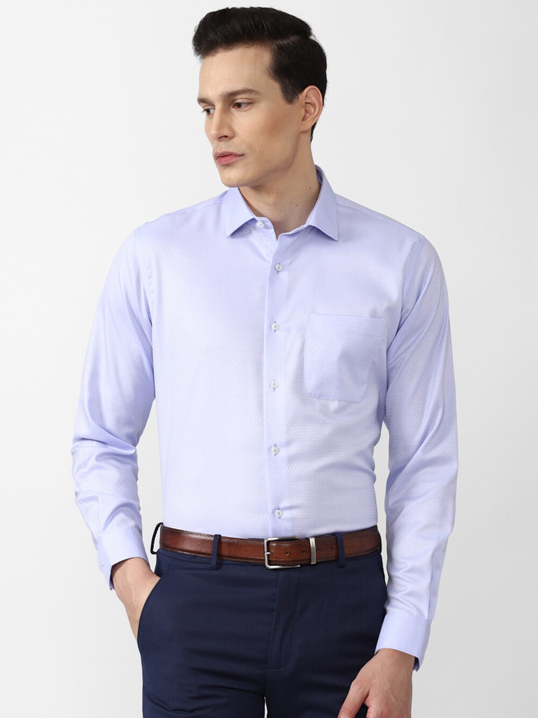 

Van Heusen Men Purple Formal Shirt